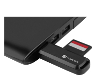 NATEC CZYTNIK KART SCARAB 2 SD/MICRO SD USB 3.0 CZARNY NCZ-1874 - 1470199 - zdjęcie 4